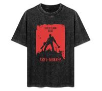 Hail to The King Dancing Devil Evil Dead Ash Horror Zombie Movie Slasher Unisex T-Shirt Mens Black Men Tees 3XL