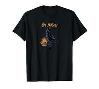 Hail Yourself Last Podcast on Left Microphone Crow Value Graphic T-Shirt