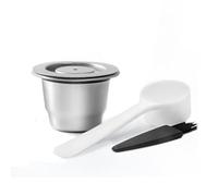 HAILASRE Reusable N Espresso Pods Stainless Steel Crema N Espresso Refillable Coffee Pods Fit for Inissia C40 Essenza Mini C30 Pixie C60Espresso DIY Coffee Pod Kit