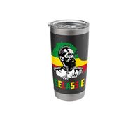 Haile Selassie Ethiopian Emperor Face Stainless Steel Insulated Tumbler