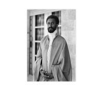 Haile Selassie Portrait Poster Bedroom Canvas Decor Print Wall Art Office Room Aesthetic Decor Gift Unframe 16x24inch(40x60cm)
