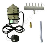 AC Piston Air Compressor Pump with 6 Way Manifold [ACO-208] [35 L/min]