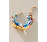 Hailee Beaded Anklet at Free People in Summer Pop - female
