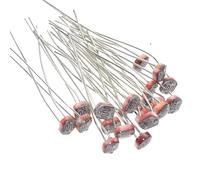 Hailege 100pcs 5528 Photoresistor Photo Light Sensitive Resistor Light Dependent Resistor 5MM 5528 Photoresistor