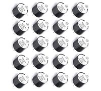 Hailege 20pcs 12V Built-in Active Buzzer Alarm Sounder Speaker Electromagnetic Buzzer 12 x 9.5 mm