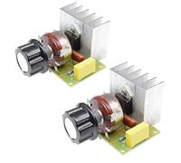 Hailege 2pcs 3800W SCR Speed Controller AC Electric Voltage Regulator Dimming Temperature Silicon Controller Switch AC 220V