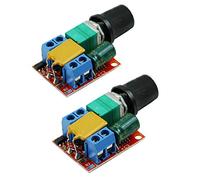 Hailege 2pcs DC Motor PWM Speed Controller 3V 6V 12V 24V 35V Speed Control Switch Mini LED Dimmer DC 3V-35V 5A 90W
