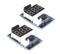 Hailege 2pcs HC-SR04 Ultrasonic Sensor Module 5V SR04 Ultrasonic Distance Measuring Sensor STM8S103 SR04 Ultrasonic Wave Detect Module
