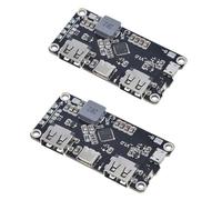 Hailege 2pcs IP5328P USB C Dual USB Battery Fast Charging Module Bi-directional 18W 3.7V to 5V 9V 12V Step Up Power Bank Board QC3.0 FCP AFC MET SFCP Quick Charge