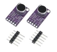 Hailege 2pcs MAX9814 Microphone Amplifier AMP Module AGC Amplifier Board Auto Gain Control VGA Low Noise Microphone Bias