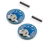 Hailege 2pcs RTC Module Real Time Clock Memory Module V2.0 I2C with Pin Header