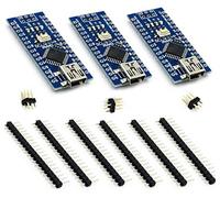 Hailege 3pcs 328-AUP CH340G 5V 16M Mini USB Micro Controller Board Development Board for with PIN Headers Pin Unsoldered