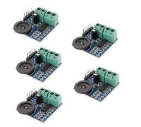 Hailege 5pcs PAM8403 Two-Channel Double Track Power Amplifier Module Mini Adjustment PAM8403 Volume Amplifier Boards for