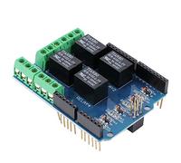 Hailege 5V 4 Channel Relay Shield for Arduino UNO R3 Arduino Uno Relay Shield 4 Channel Relay Shield for Arduino UNO R3