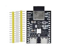 Hailege ESP32-C3 Dual Type-C Development Board ESP32-C3-DevKitM-1 Core Board ESP32-C3-MINI-1 ESP32-C3FN4 2.4G WIFI + Bluetooth 5.0 (LE)