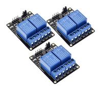 Hailege Relay Module, 5V 2 Channel with OPTO Isolation, Normally Open, 250V/10A, 30V/10A, Automatic, Board Mount, 50W, for Arduino MCU