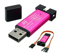 Hailege STM32F103C8T6 STM8 STM32 ST-Link V2 Emulator Downloader Programmer with Dupont Wires