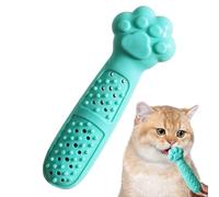 Hailerio Cat Tooth Cleaning Stick - Interactive Rubber Pet Chew Catnip Toys | Cat Care, Teething Toys for Indoor Cats Kittens, Teeth Cleaning & Massage