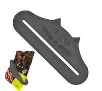 Hailerio Cat Treat Squeezer, Wet Snack Scraper 3D Printing Feeding Pouch Squeezer Sauce Bag Scraper For Dogs Kittens Pet Lovers Home Kitchen Cooking Eating