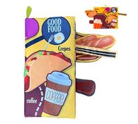 Hailerio Crinkle Books for Kids | Soft Squeaky Washable Chewable Toys | Kids Activity Book - for Children Kindergarten Activity Center Preschool Travel Home Play Holiday Birthday Party Indoor