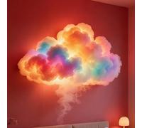 Hailerio DIY Thundercloud LED Light, Cloud Led Lights for Ceiling 3D Multicolor Atmosphere Night Light Cloud Lamp for Desktop Bedroom Living Room Office