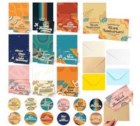 Hailerio Employee Appreciation Cards,Staff Appreciation Cards for Work | Encouraging Notes Funny Stationery with Envelopes for Home Offices Work Staff Coworkers Team Students Kids