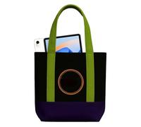 Hailerio Halloween Candy Tote Bag | Trick or Treat Canvas Bag | Festive Holiday Themed Large Capacity Reusable Carrier for Travel Outdoor Business Trip Beach Shopping