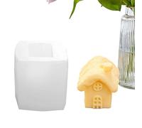 Hailerio House Shape Silicone Mold,Castle House Shape Candle Mold | Chocolate Mold for Candy, Candle Making Mould, House Shape Candle Mold, Multifunctional for Candy Pudding