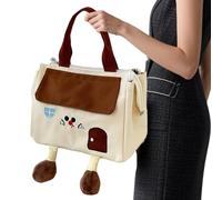 Hailerio Lunch Tote Bag for Women, Cartoon Lunch Box Bag for Work, Reusable Pouch Large Tote for Food Fruit Snack Women Girls Boys Kids Outdoor Picnic Travel Office School Camping