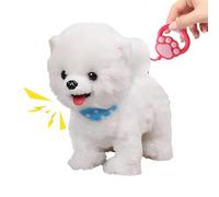 Hailerio Realistic Robot Puppy, Cute Dog Plush Toy Interactive Robotic Puppy Toy Acts Like Real With Voice Mimic Electronic Pet Gift For Children And Adults, 24x15x28cm