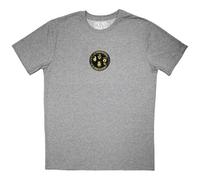 Hailing From NYC Mini Logo T Shirt Kiss Grey XL