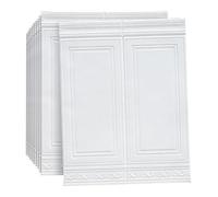 HAILM 10Pcs Brick Effect Wall Panels Foam Self Adhesive Wall Tiles Removable And Waterproof 3D Wallpaper Portable Wall Sticker Bedroom Living Room Background TV Decor - 70X90cm