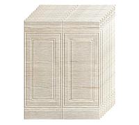 HAILM 3D Wall Cladding Peel And Stick, 10 Pack 3D Wall Panels Self Adhesive, Waterproof PE Foam Wall Coverings, Removable Stick on Panelling for Walls,D