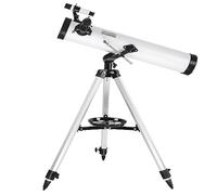 HAILM Telescope for Astronomy, 700Mm Focal Length 76Mm Aperture with Tripod Height Adjustable, Easy To Mount And Use, for Kids Beginners Perfect Observin Moon Planets,White