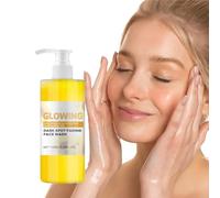 Hailmkont 3-in-1 Turmeric Glow Combo Skincare Set - Face Wash, Scrub & Cream for Dark Spots, Exfoliation & Hydration