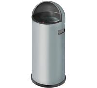 Hailo 0850-839 Quick 50 Large Volume Bin with Extra Large Drop In Opening Pearl Grey