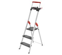 Hailo 3 Tread Aluminium Safety Step Ladder
