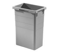 Hailo 35 Litre Inner Bucket Plastic 1014169 Light Grey 378 x 261 x 520 mm Replacement