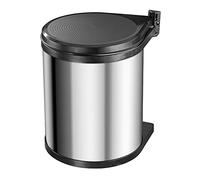 Hailo 3555-101 Compact-Box Stainless Steel Bin, 15L