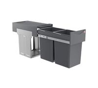 Hailo 3666101 TA Swing 30.2 / 30 Waste Collector for Cabinets from 300 mm Width with Revolving Door