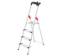 Hailo 4 Tread Aluminium Safety Step Ladder