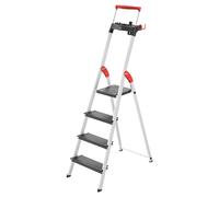 Hailo 4 Tread Aluminium Safety Step Ladder