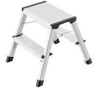 Hailo D60 StandardLine Aluminium Folding Steps - Double Step Folding Steps - 2 X