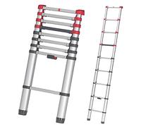 Hailo 7113091 Telescopic Ladder - Silver (1-Piece)