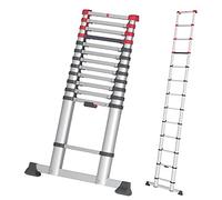 Hailo 7113131 Telescopic Ladder - Silver (1-Piece)