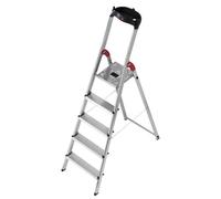 Hailo 8160-501 L60 150 kg Capacity Aluminium Stepladder (5 Steps)