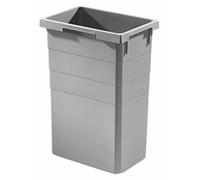 Hailo Waste bin, lightgrey, 37.8 x 26.1 x 52 cm