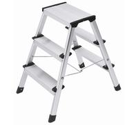 Hailo Folding Stepladder Safety Step Ladder L90 Step-ke 2x3 Steps 60 cm 4443-701