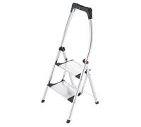 Hailo K100 Topline Aluminum Comfort Step Ladder 2 & 3 Tread