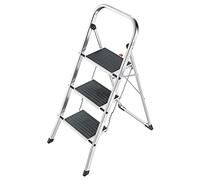 Hailo K30 150 kg Capacity Aluminium Household Steps (3 Steps)